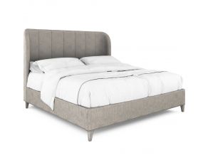 Vault Queen Upholstered Shelter Bed in Mink