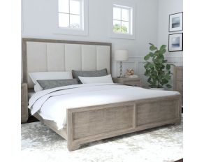 Andover Queen Upholstered Bed in Gray