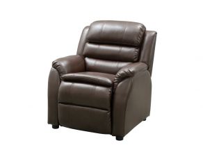 Logan Low Leg Manual Kids Recliner in Ellen Brown