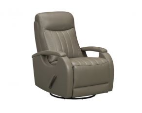 Braxton Swivel Glider Manual Recliner in Lynn Smokey Gray