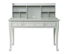 Jesse Desk with Hutch in Grey Finish