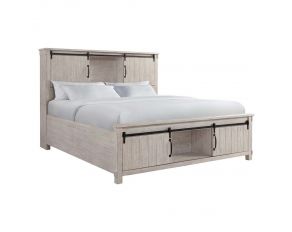 Scott Queen Storage Bed in White