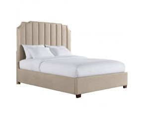 Harper King Bed in Boulder Sand