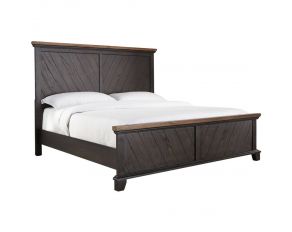 Bear Creek Panel Queen Bed in Brown