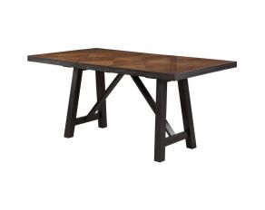 Halle Counter Table with 18-inch Leaf in Ebony