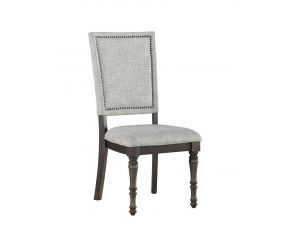 Linnett Upholstered Back Chair in Slate