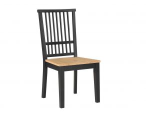 Magnolia Side Chair in Natural and Ebony