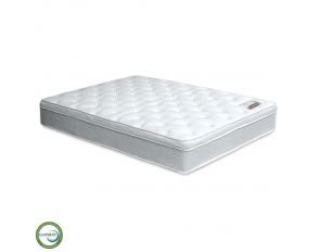 Bird Of Paradise Euro Pillow Top Queen Mattress in White