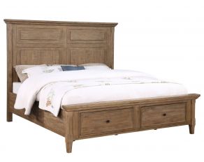 Riverdale Queen Storage Bed in Driftwood