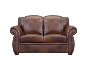 Arizona Leather Loveseat in Marco