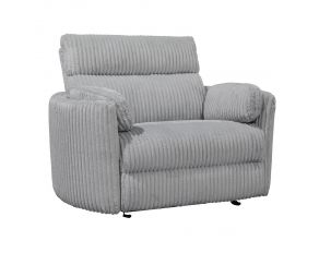 Radius Xl Extra Wide Power Glider Recliner in Mega Grey