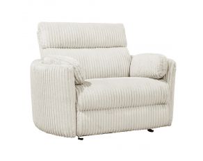 Radius Xl Extra Wide Power Glider Recliner in Mega Ivory