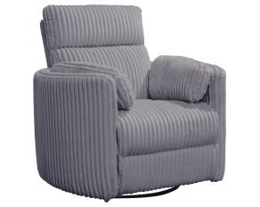 Radius Swivel Power Glider Recliner in Mega Grey