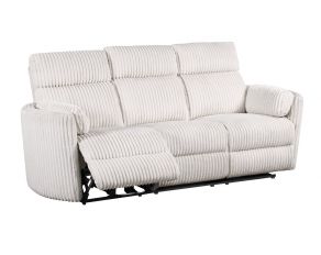 Radius Power Reclining Sofa in Mega Ivory