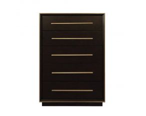 Durango 5 Drawer Chest in Smoked Peppercorn