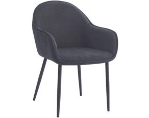 G115593 Dining Chair in Charcoal and Black Sandy