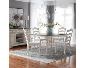 Magnolia Manor Gathering Dining Room Set in Antique White