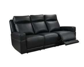 Valley Dual Power Reclining Sofa in Black