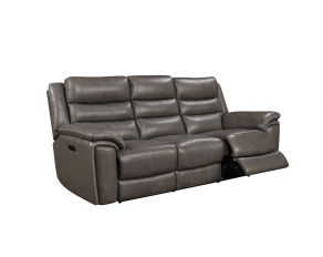 Destin Dual Power Reclining Sofa in Grey