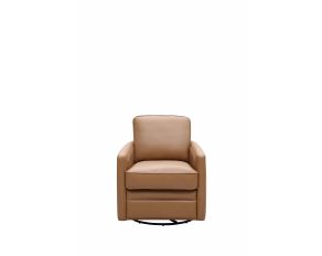 Turner Swivel Glider Chair in Camel