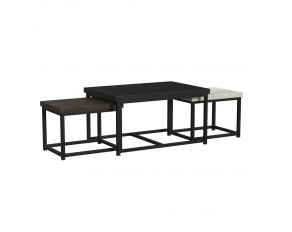 Nestor Nesting Tables in Espresso Smoke Grey and Armadillo