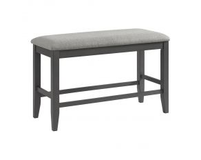 Seneca Counter Bench without Back in Grey