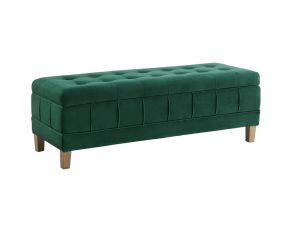 Crosby Bench in Royale Evergreen