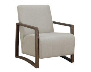 Furman Chair in Natural and Beige Cream