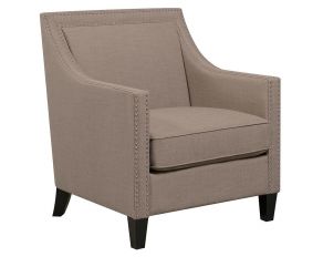 Erica 498 Chair with Chrome Nails in Heirloom Smoke