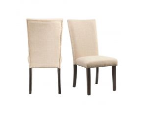 Felicia Upholstery Side Chair in Linen