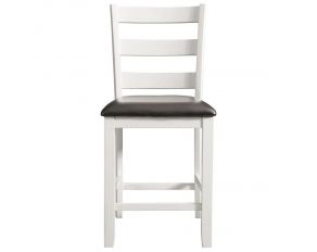 Martin Counter Side Chair in Black and White