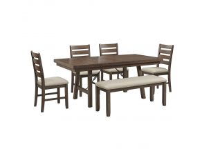 Jax 6 Piece Dining Set in Cherry