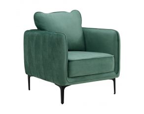 Rae Chair in Lavish 152 Green Velvet