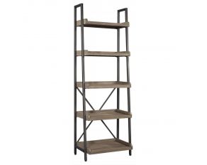 Trellis Open Bookcase in Desert Brown