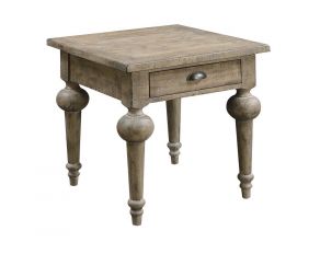 Interlude End Table in Sandstone