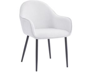 G115592 Dining Chair in Fog Gray and Black Sandy