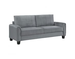 Davis Upholstered Sofa in Grey