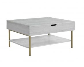 Whitman Lift-Top Cocktail Table in Weathered White