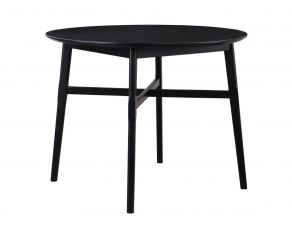 Oslo 46 Inch Round Counter Table in Black