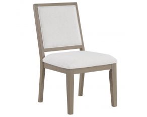 Lily Side Chair in Eggshell and Greige