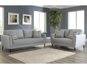 Ashley Furniture Cardello Living Room Set in Pewter