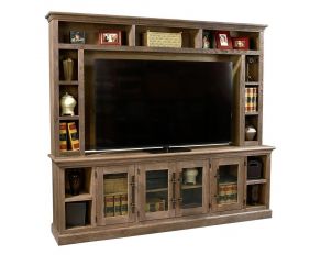 Aspen Home Manchester 97" Console and Hutch in Glazed Oak