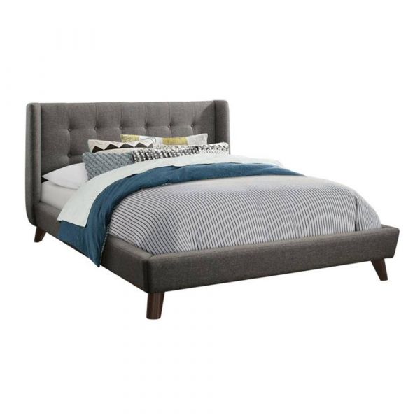 Wonder Comfort Traditional Style Queen Bed with Button Tufted