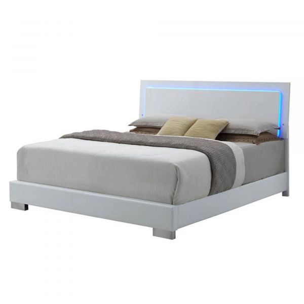 Coaster felicity modern accent deals bed in white