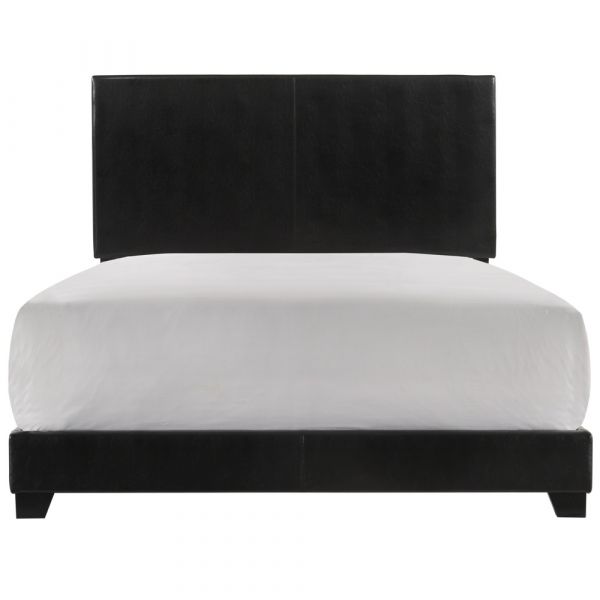 Crown mark erin faux leather deals bed