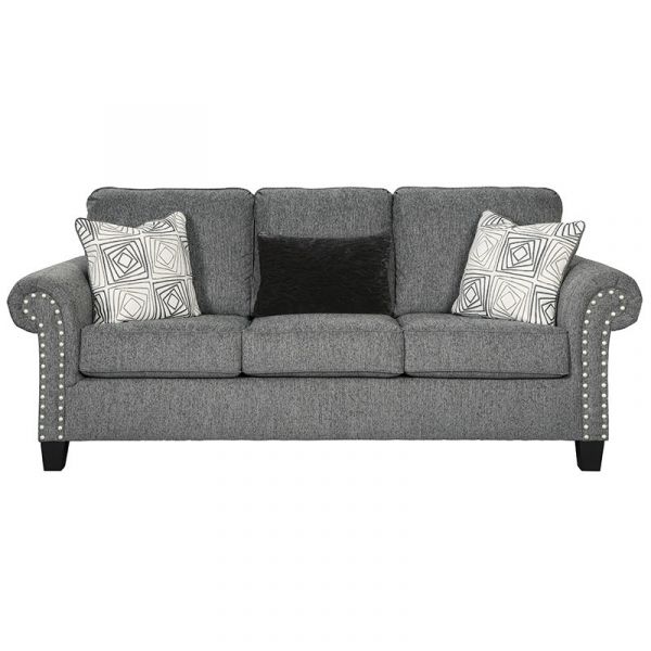 Charcoal couch store ashley furniture