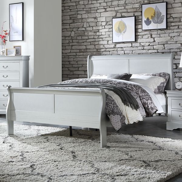 Louis Philippe Youth Sleigh Bed (Cherry) by Acme Furniture