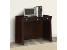 Stanford Library Desk with USB Power Center in Light Vintage Sherry