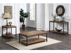 Lantana Occasional Table Set in Antiqued Honey