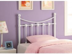 Twin Metal Headboard in White